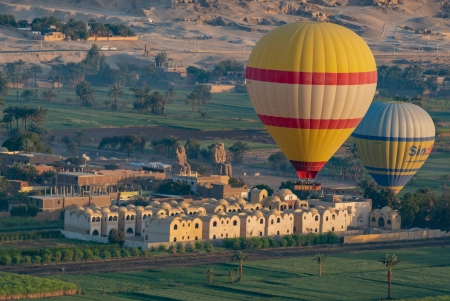 Hot Air Balloon Ride in Luxor, Egypt