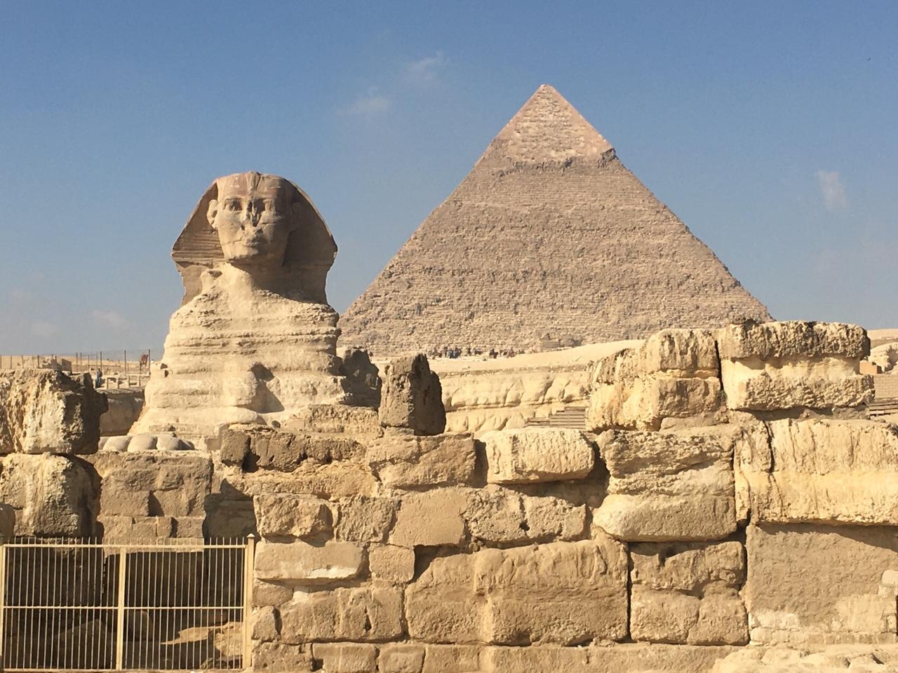 Camel ride around Giza pyramids