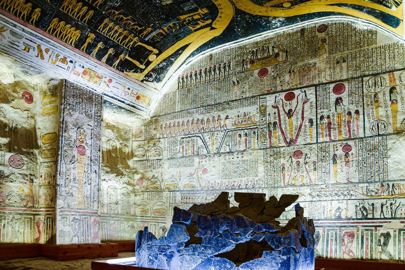 Valley of the Kings painted tomb, Luxor