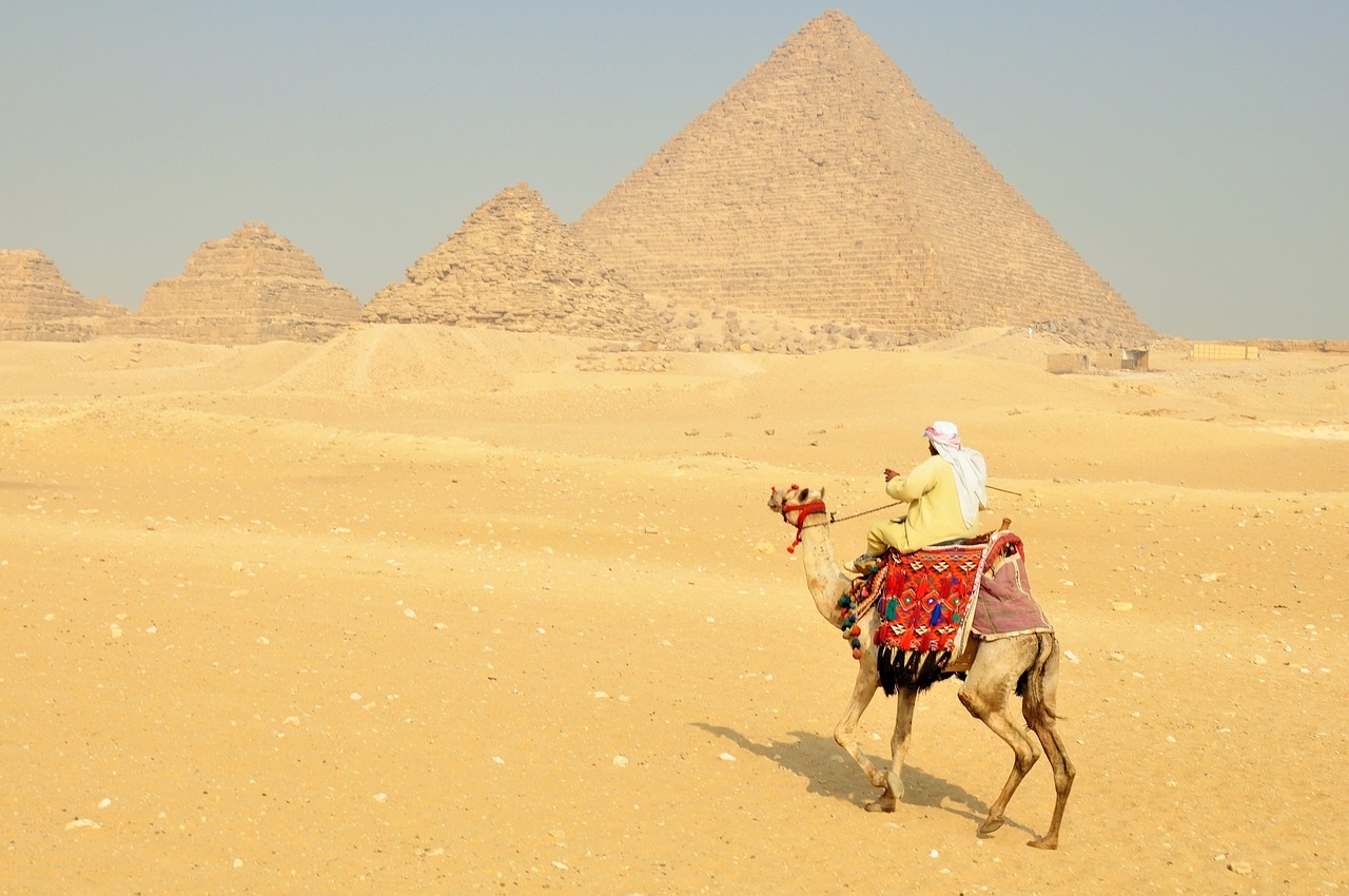 Giza Pyramids, Camel Ride, Egyptian Museum, Felucca & Bazaar