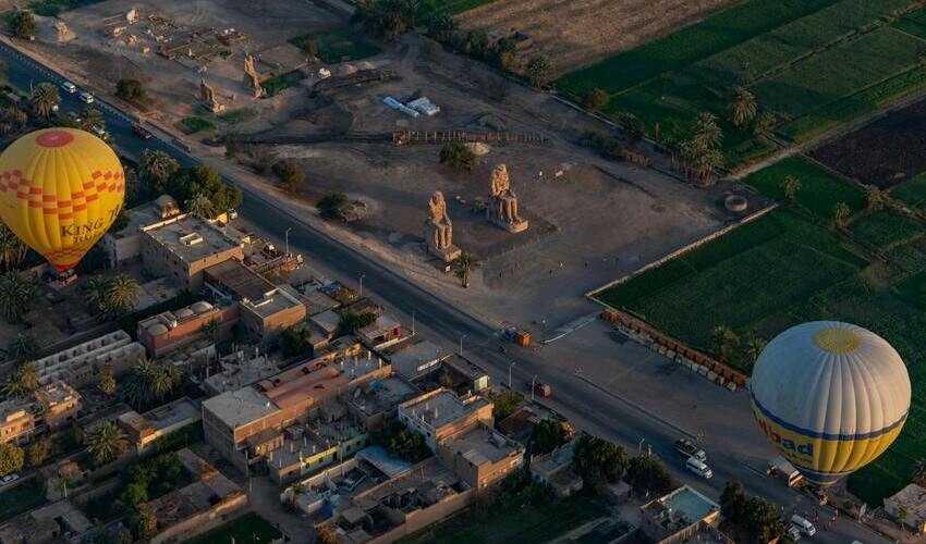 Hot Air Balloon Ride in Luxor, Egypt